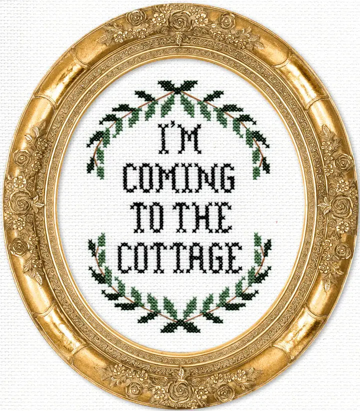 I'm Coming to the Cottage Deluxe Cross Stitch Kit